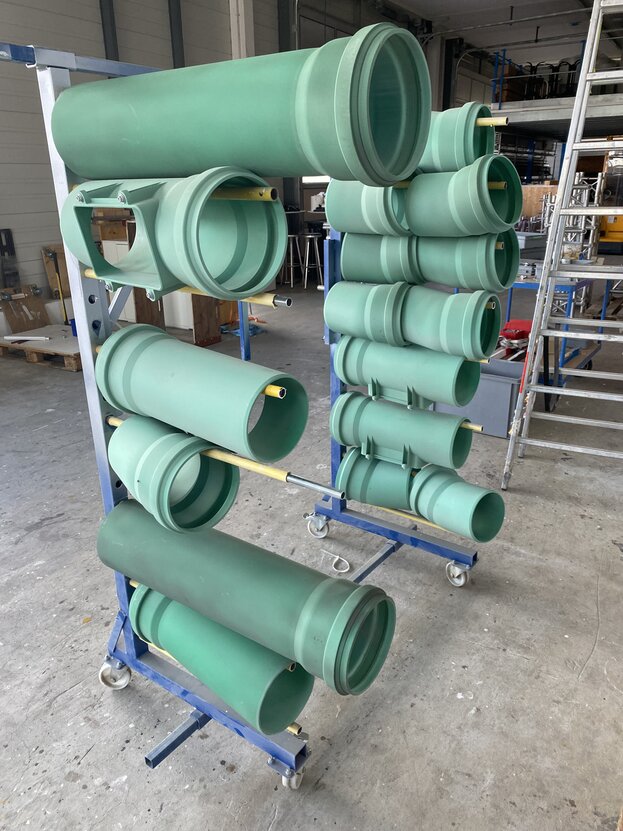 Serienlackierung in der Lackierkabine